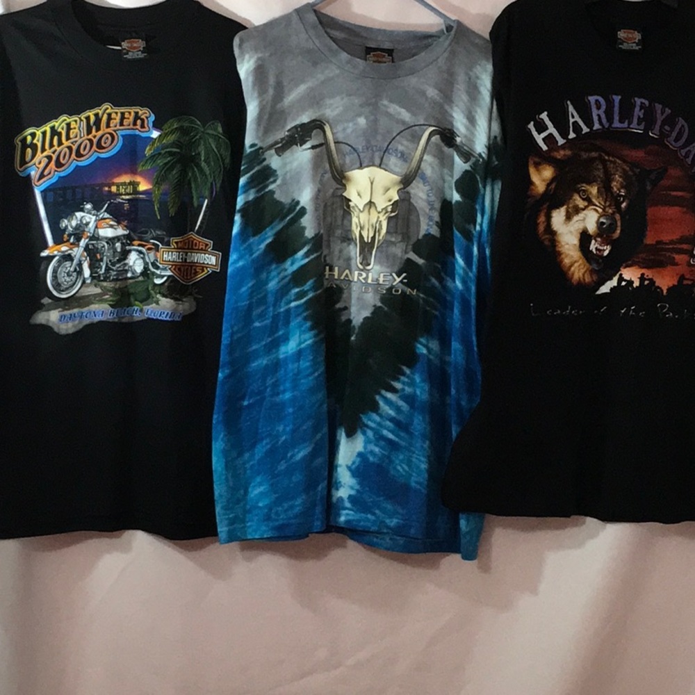 NWOT 3 Harley Davidson T-shirts